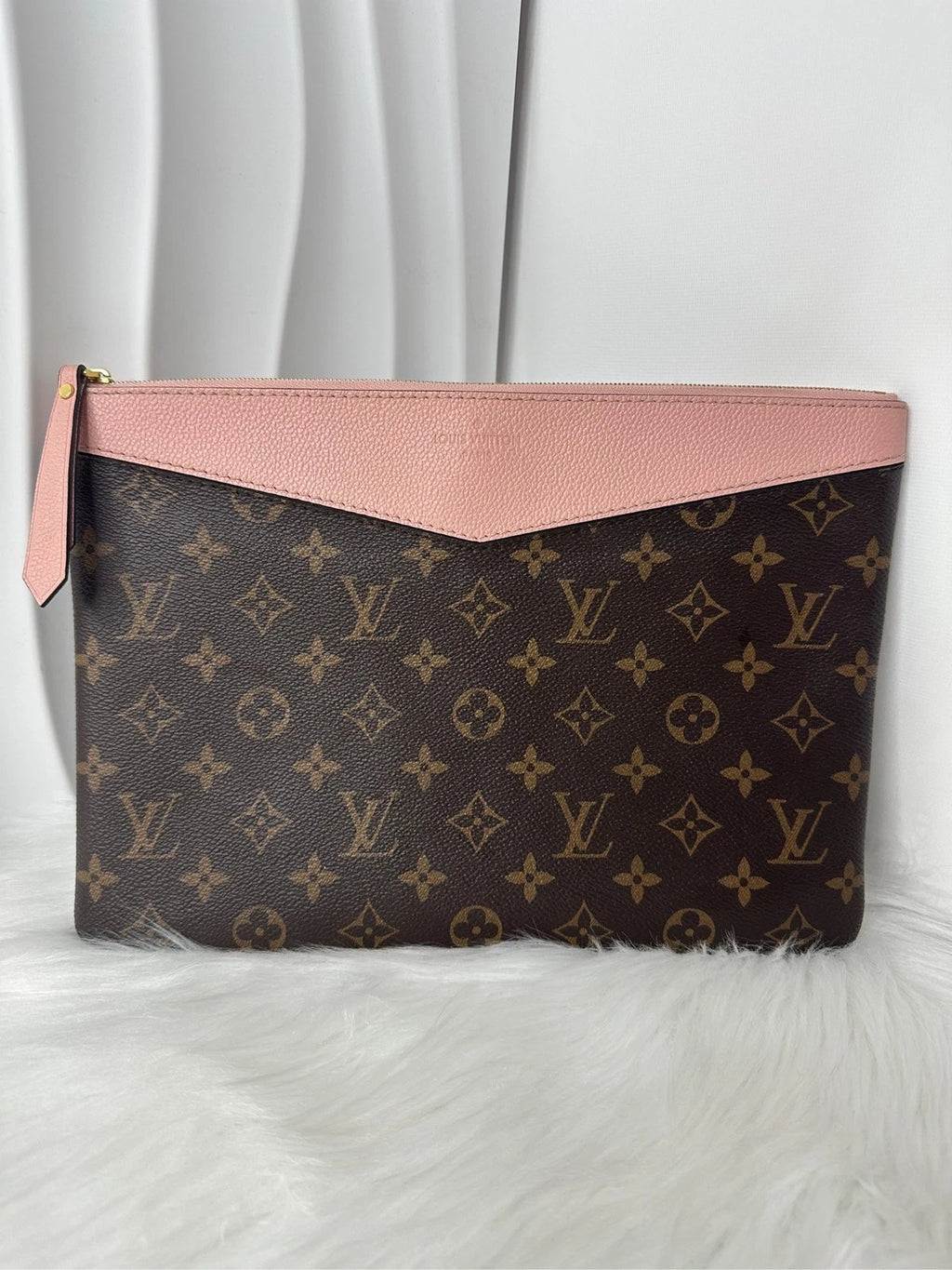 Louis Vuitton Monogram Colorblock Canvas Clutch For Women