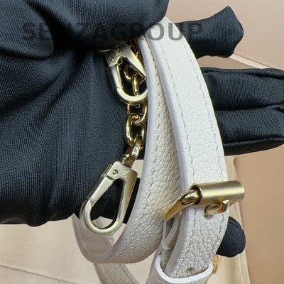 Louis Vuitton Speedy 20 Monogram Handbag Shoulder Bag White Pink