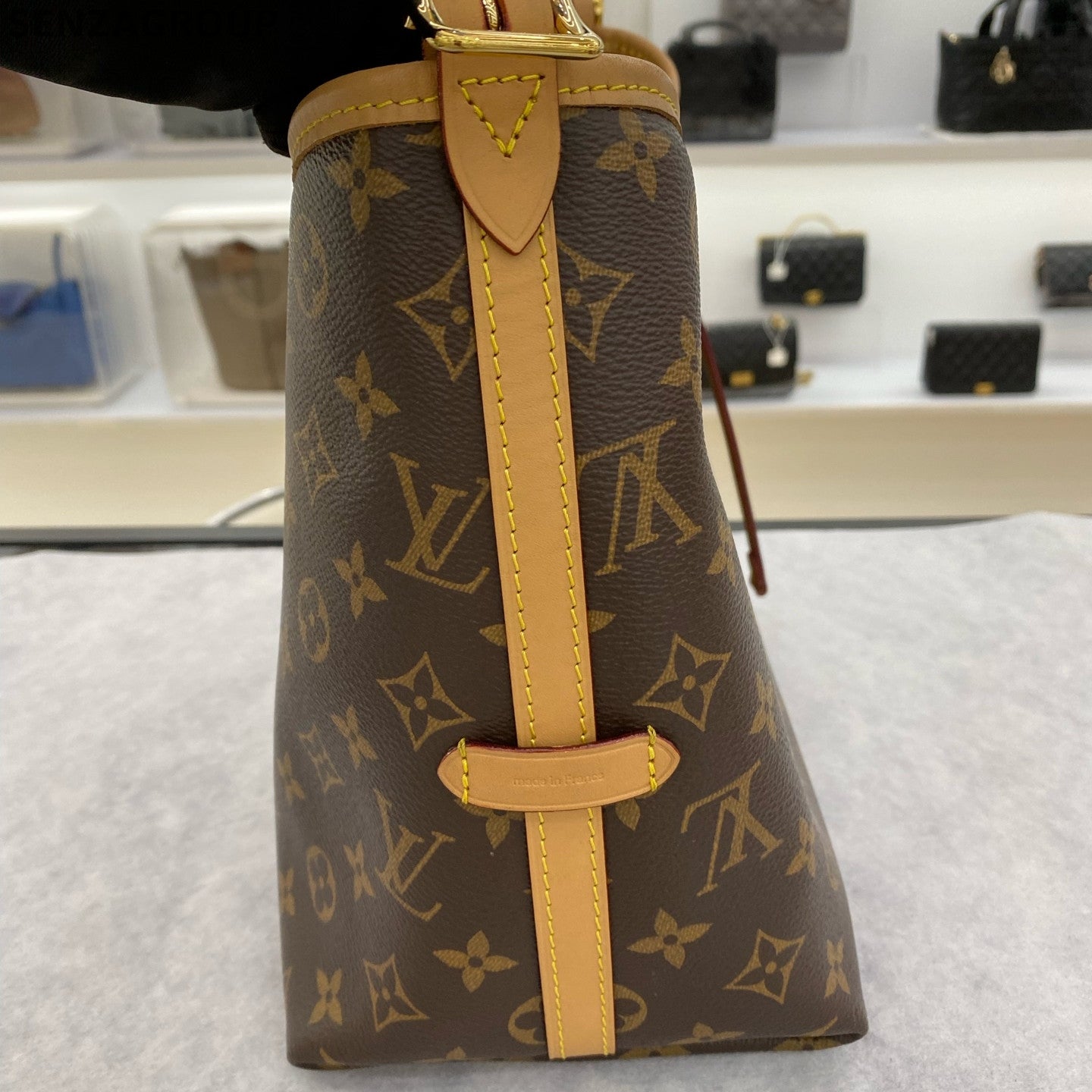 Louis Vuitton Carryall PM Monogram Coated Canvas Shoulder Crossbody Bag