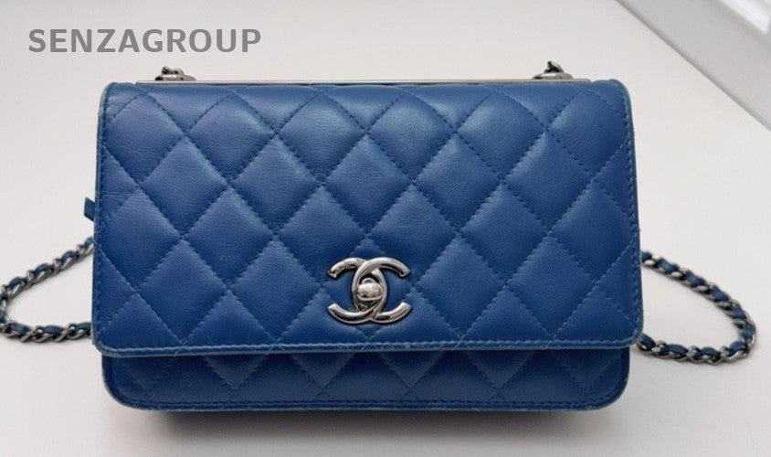 CHANEL  trendyCC woc 2ways Shoulder Crossbody Bag Women Blue