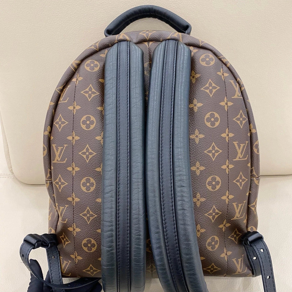 Louis Vuitton Palm Springs Monogram Brown Gold Backpack Excellent