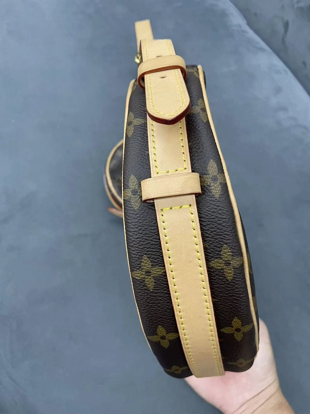 Louis Vuitton Monogram Canvas Pea Crossbody Bag For Women