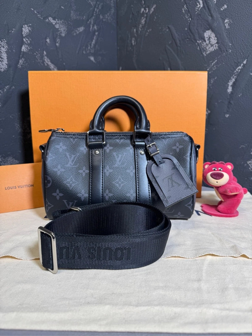 Louis Vuitton Keepall25 Canvas Handbag For Women