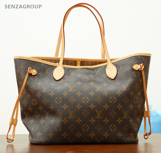 Louis Vuitton Neverfull MM Tote Monogram Shoulder bag Brown Women