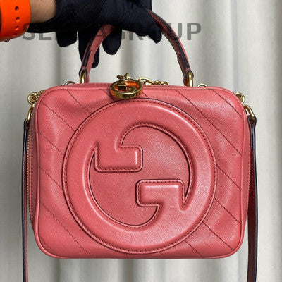 Gucci Blondie Pink Gold Box Bag - Classic Women's Shoulder Crossbody