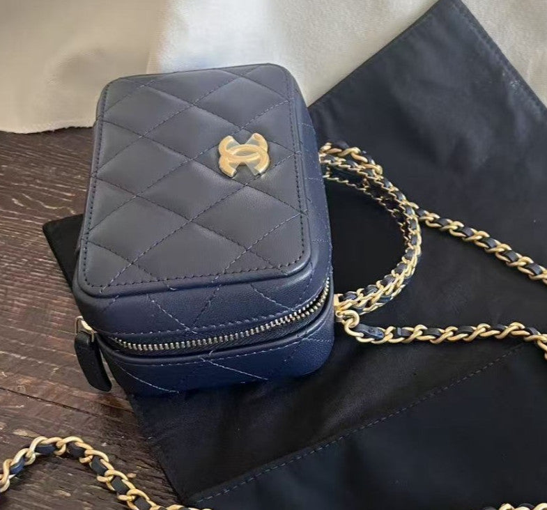 CHANEL 22K  Camera bag mini Top Handle Chain Strap Crossbody Brand NEW