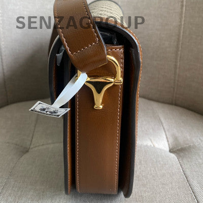 Gucci 1955 Medium Brown Gold Buckle Shoulder Crossbody Bag Classic Women