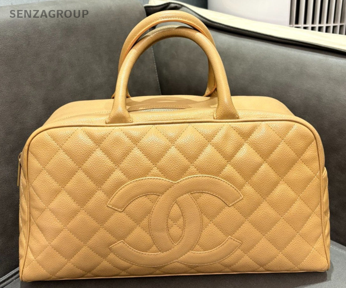 CHANEL Bowling GM caviar CC Top Handle Handbag Women
