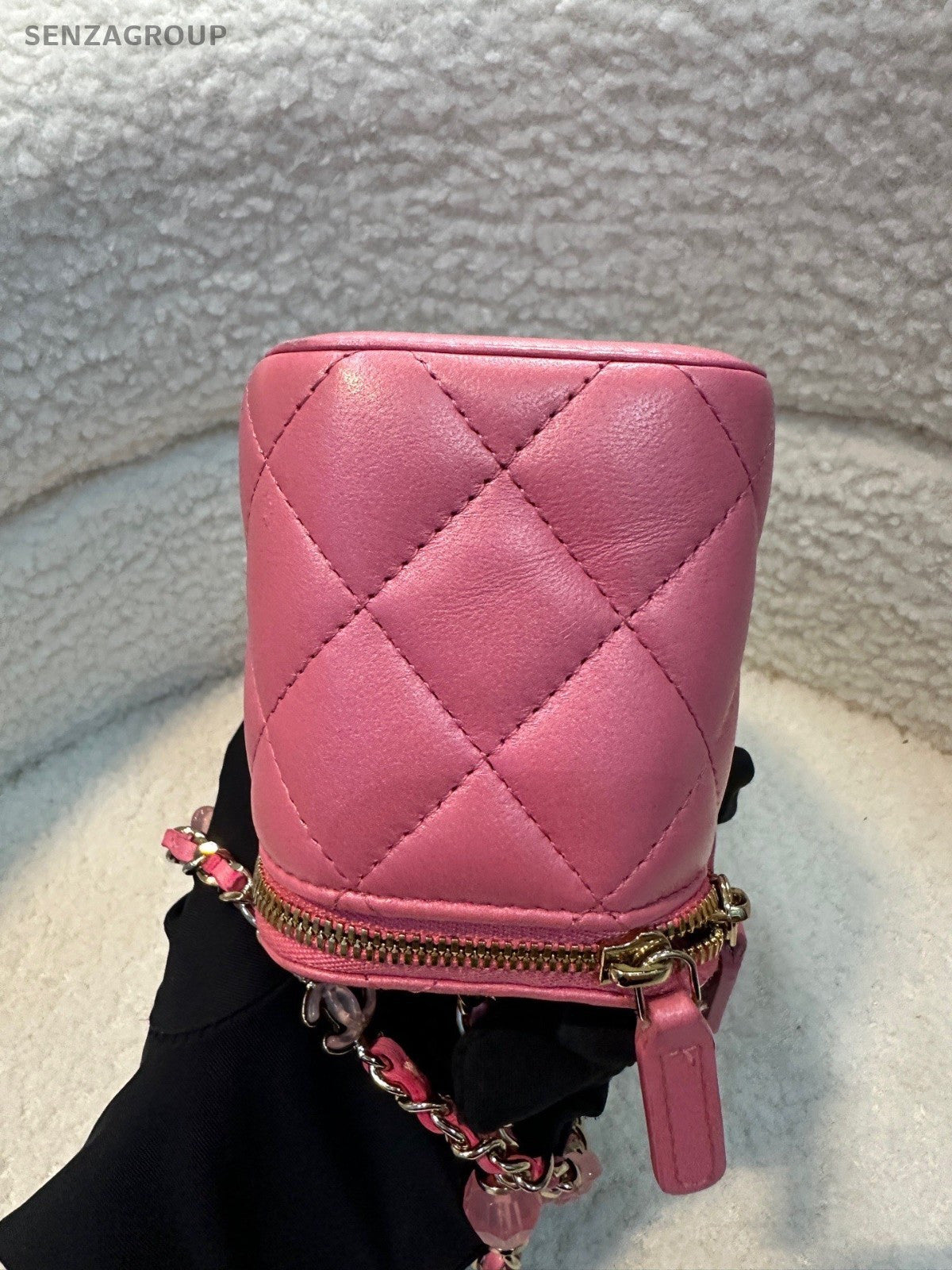 CHANEL Vanity Box Sweet Series Chain Shoulder bag Crossbody Pink Women