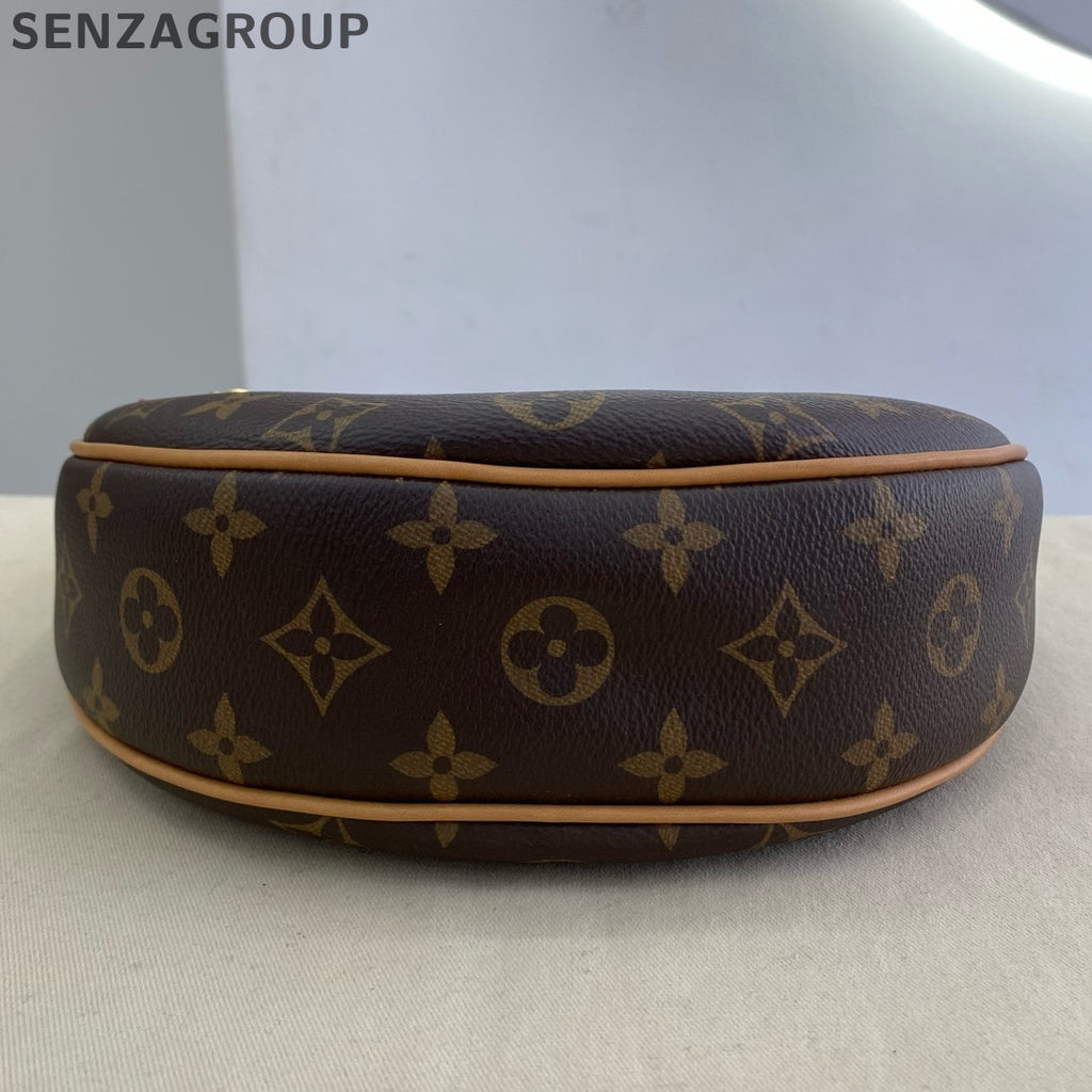 Louis Vuitton Loop Monogram Chain Shoulder Crossbody Bag Brown