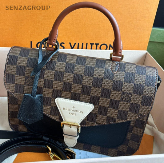 Louis Vuitton Damier Ebene Top Handle 2WAY Shoulder bag Almost Brand NEW