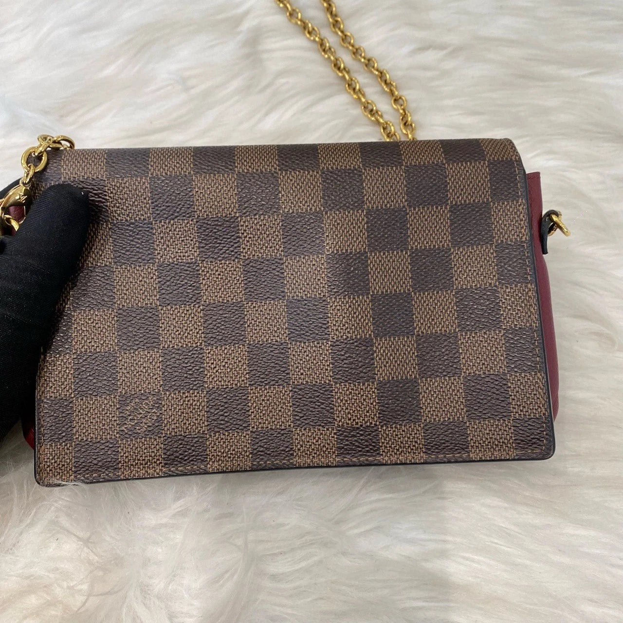 Louis Vuitton Vavin Damier Shoulder Bag Chain Bag Excellent