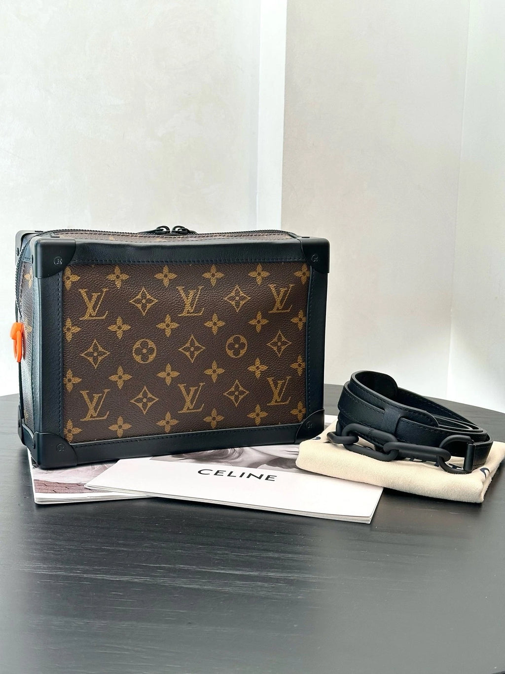 Louis Vuitton Black Soft Trunk Crossbody Bag For Women