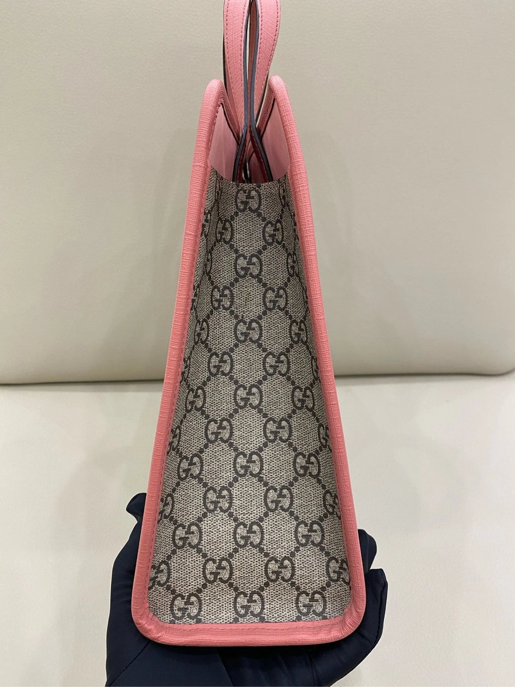 Gucci Yuko Higuochi Collab Cat Rabbit Canvas Tote Shoulder Bag For Women