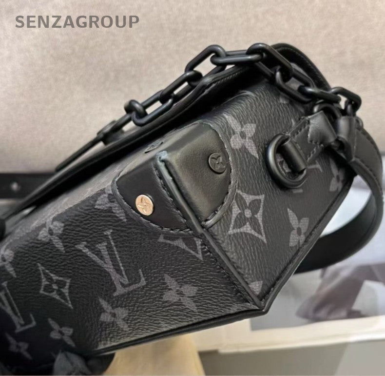 Louis Vuitton Steamer Mini Monogram Crossbody Black Unisex Adults Classic