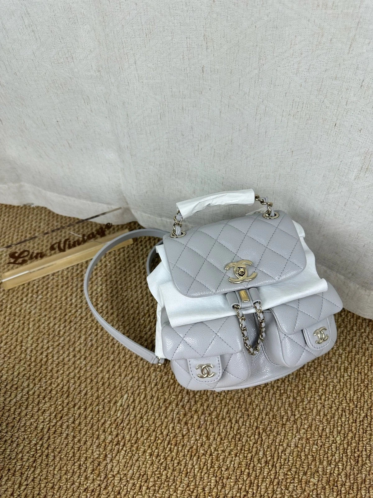 CHANEL Duma Quilted Leather Backpack For Women
