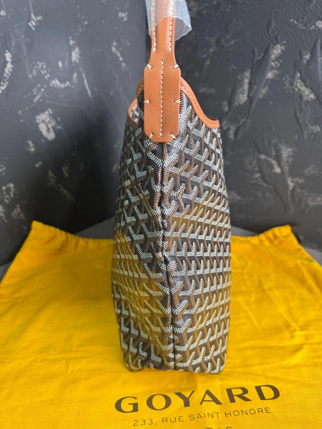 Goyard Canvas Brown Hobo Underarm Shoulder Bag For Women