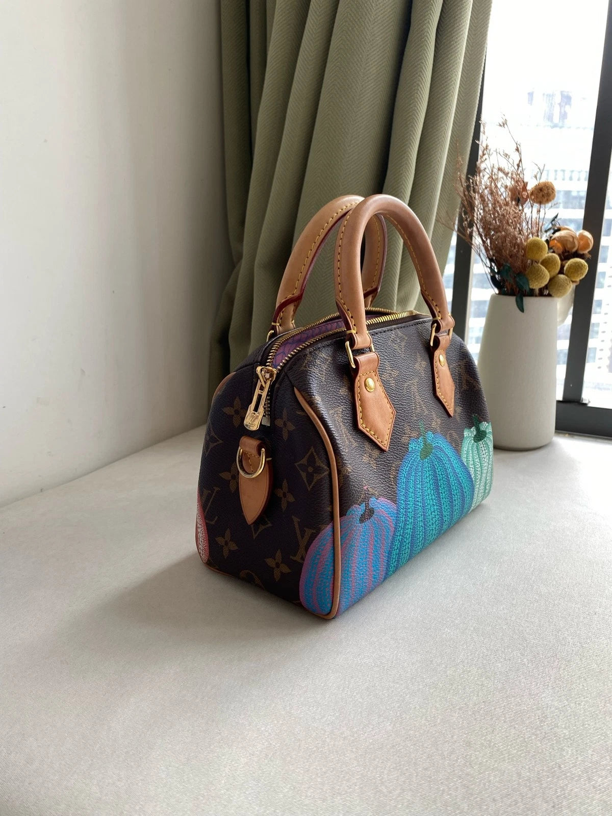 Louis Vuitton x Yayoi Kusama Speedy20 Top Handle Bag Women