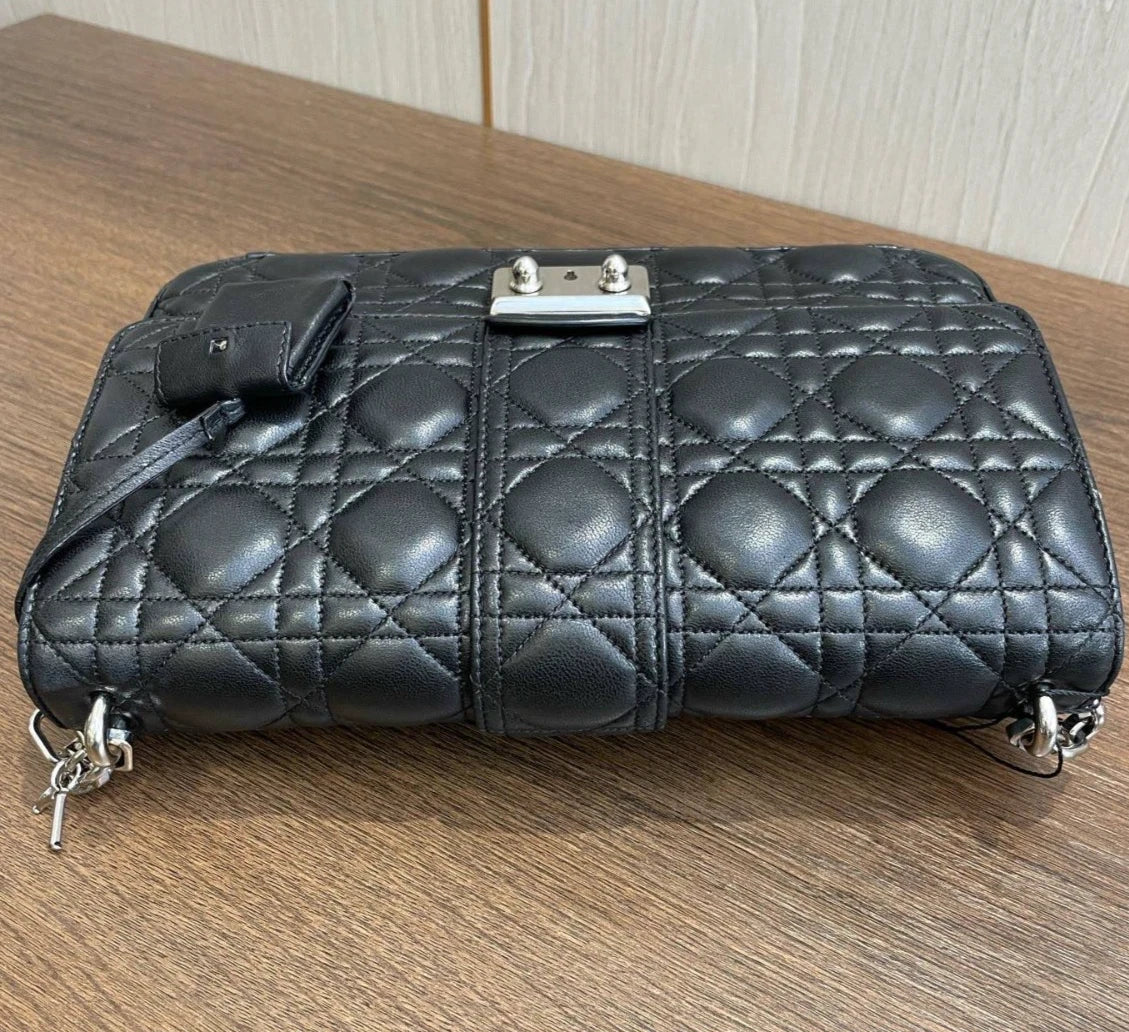 Christian Dior Miss Cannage Lambskin Shoulder Bag Crossbody Bag Women