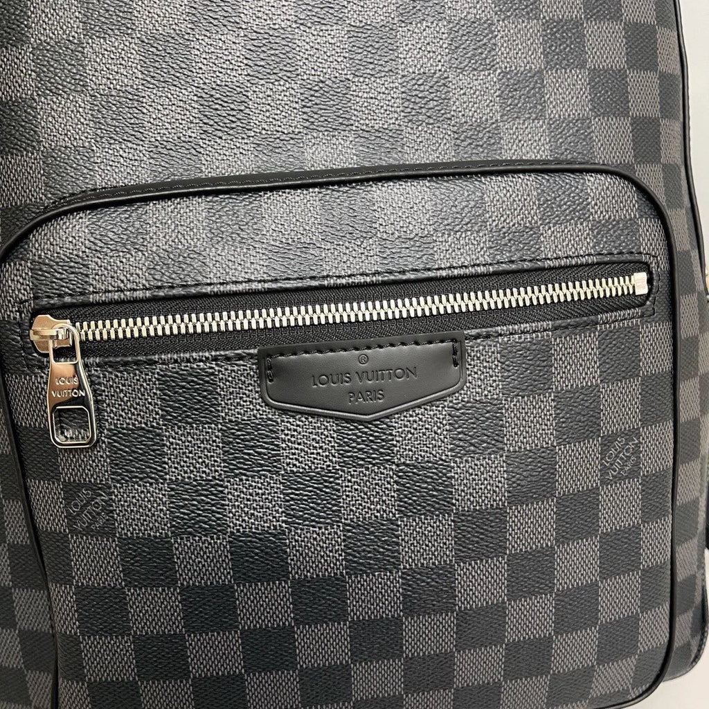 Louis Vuitton Josh Damier Ebene Backpack Black Silver Unisex Addults Classic