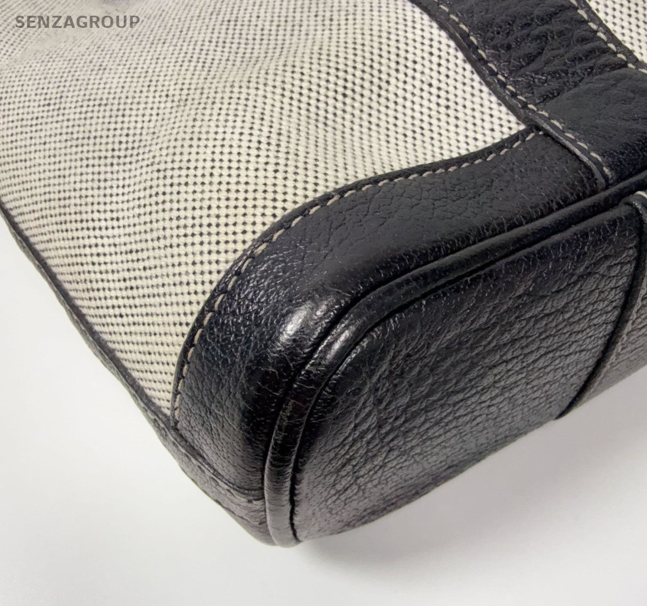 Hermes Garden Flie28 Handbag Crossbody Gray Black Silver Women Classic