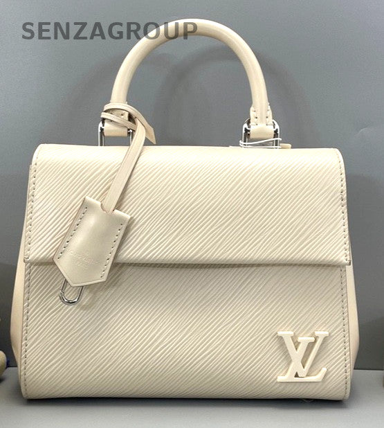 Louis Vuitton Cluny BB Epi Leather White Top Handle 2WAY Shoulder bag Women