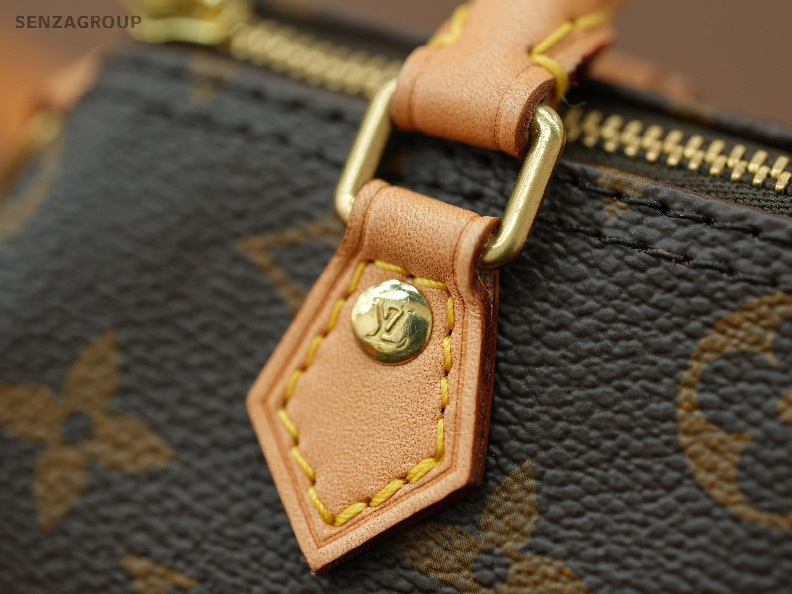 Louis Vuitton Monogram Nano Speedy Crossbody Shoulder bag Women Brown Classic