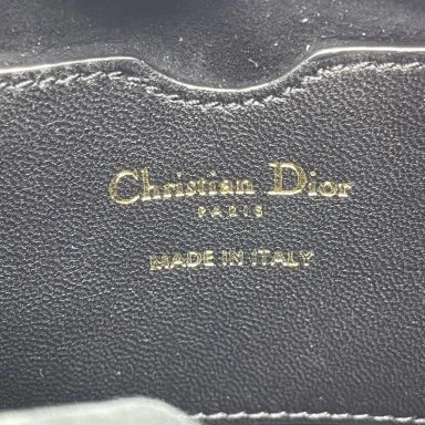 Authentic Dior Black Leather Mini Vibe Hobo Shoulder Bag For Women