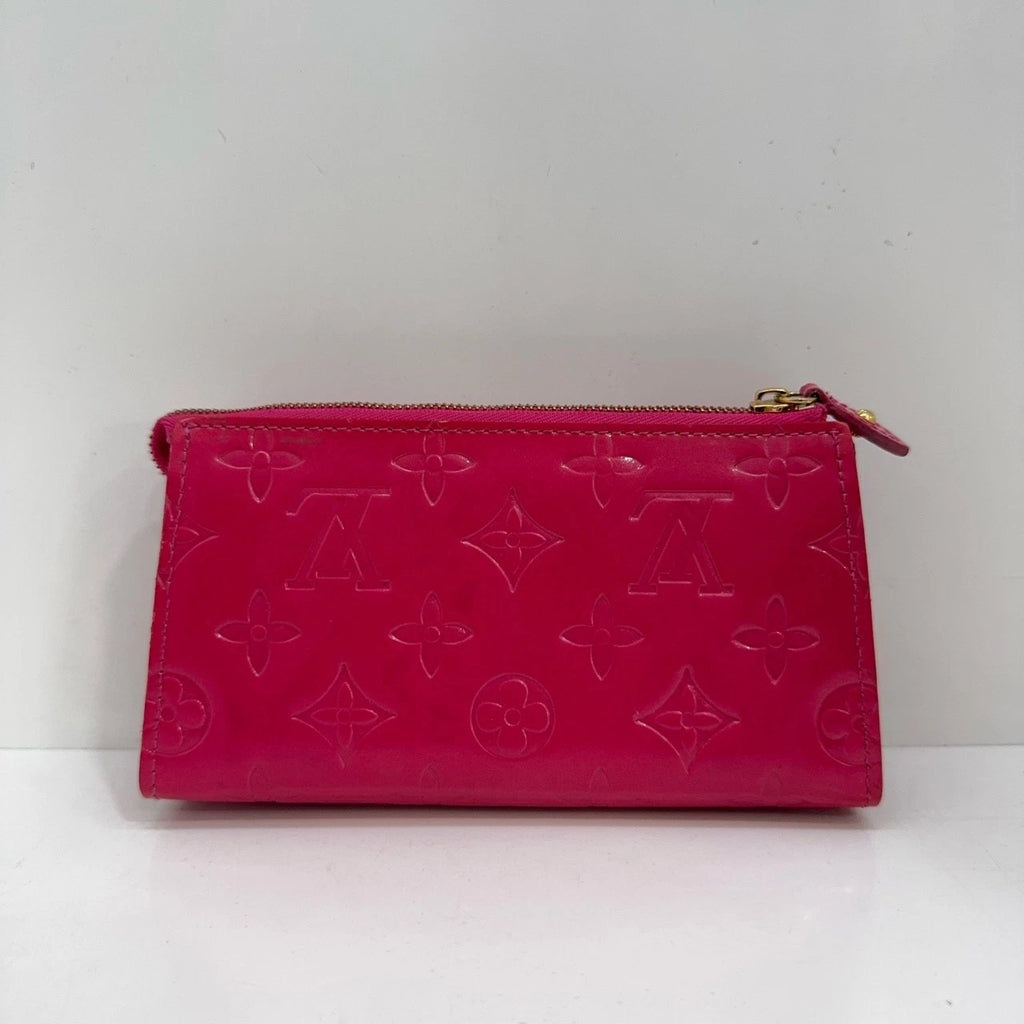 Louis Vuitton Pink Patent Leather Mini Clutch Box Bag For Women