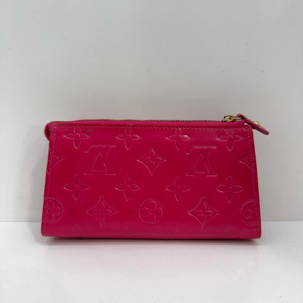 Louis Vuitton Pink Patent Leather Mini Clutch Box Bag For Women