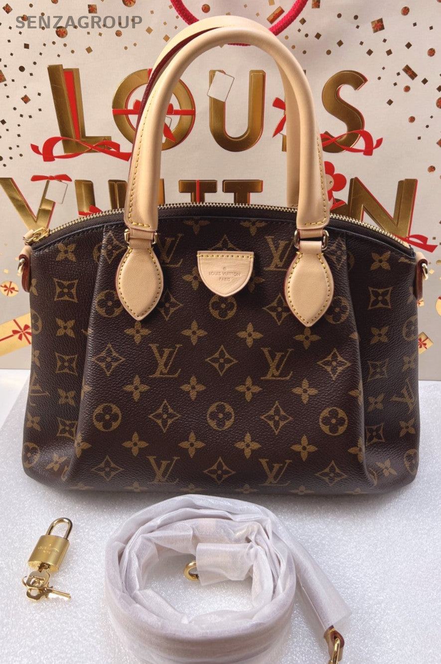Louis Vuitton Rivoli bb Tote Top Handle 2way Shoulder bag Brown Women