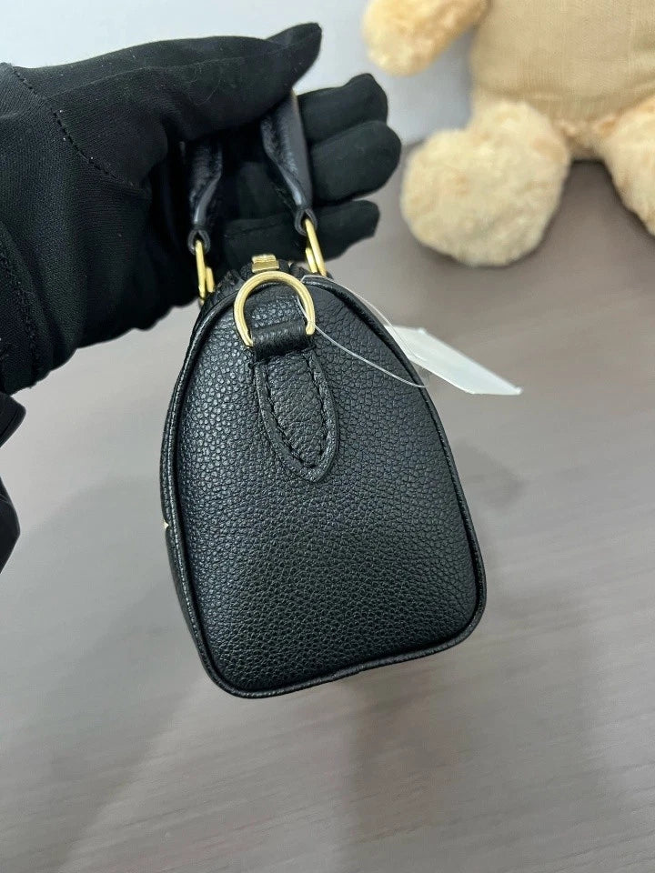 Louis Vuitton Embossed Speedy Nano Handbag For Women