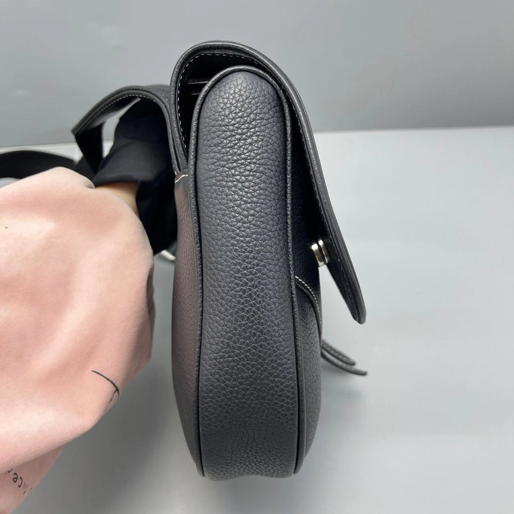 Dior Black Graffiti Saddle Waist Bag For Women