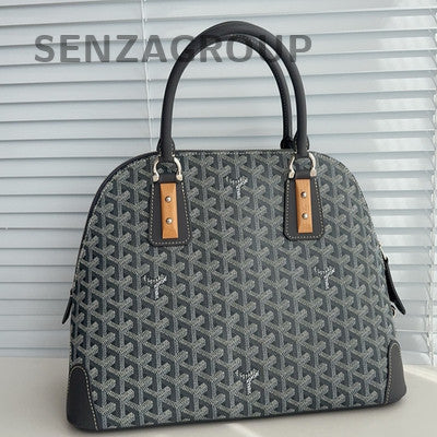 Goyard Gray Silver Hardware Women's Classic Fashion Handbag