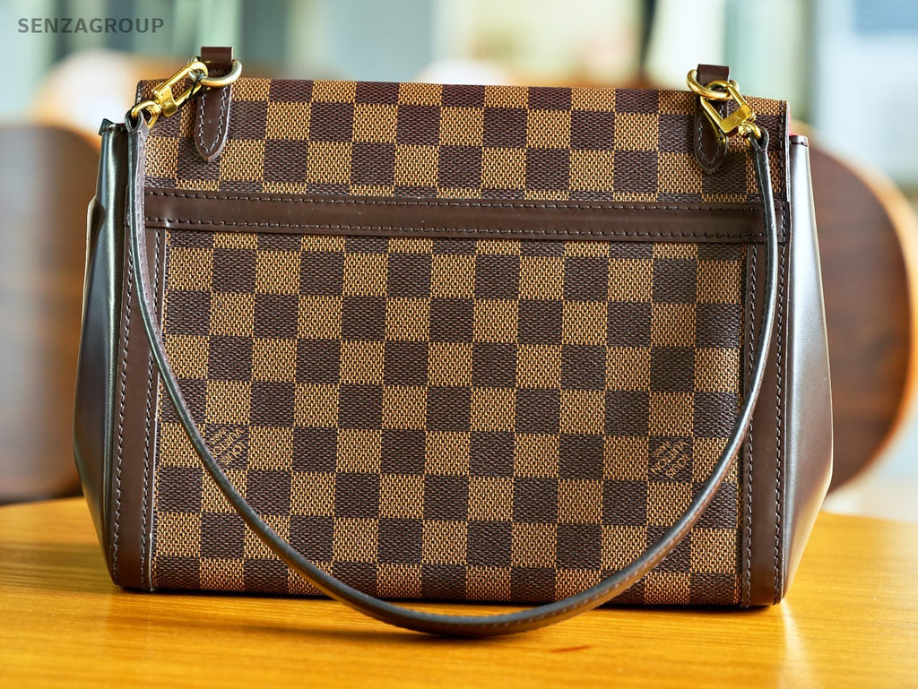 Louis Vuitton Damier Monogram Venice Shoulder Handbag brown