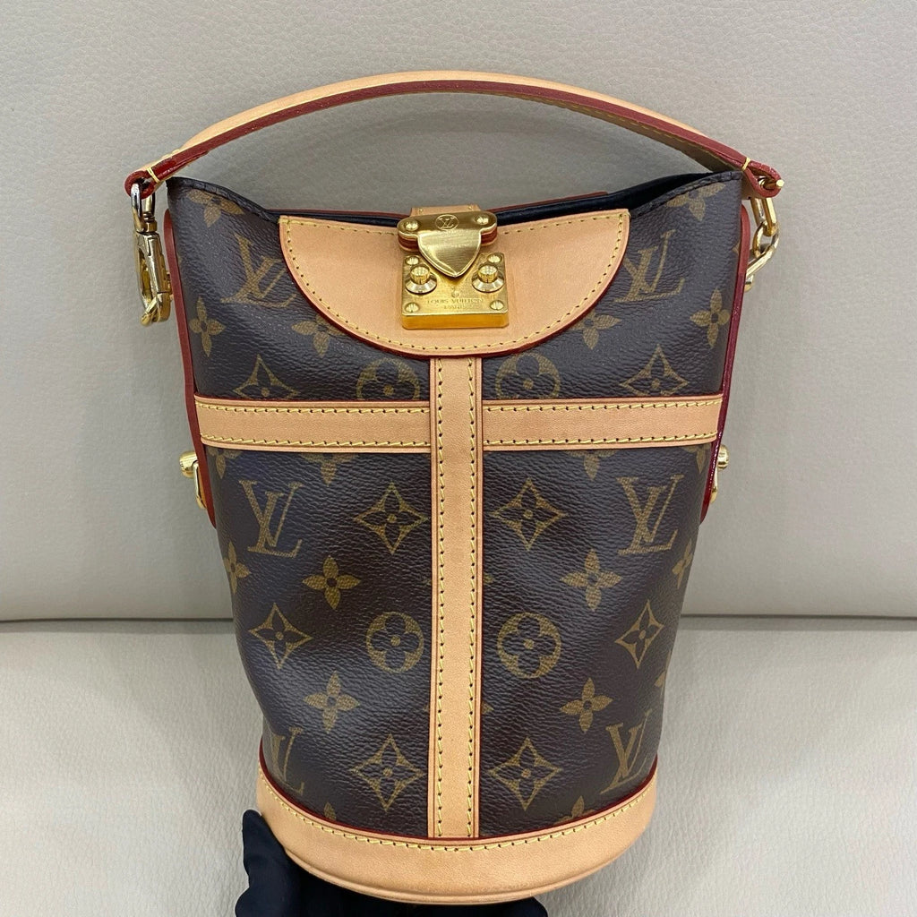 Louis Vuitton Duffle Monogram Canvas Top Handle Shoulder Bag