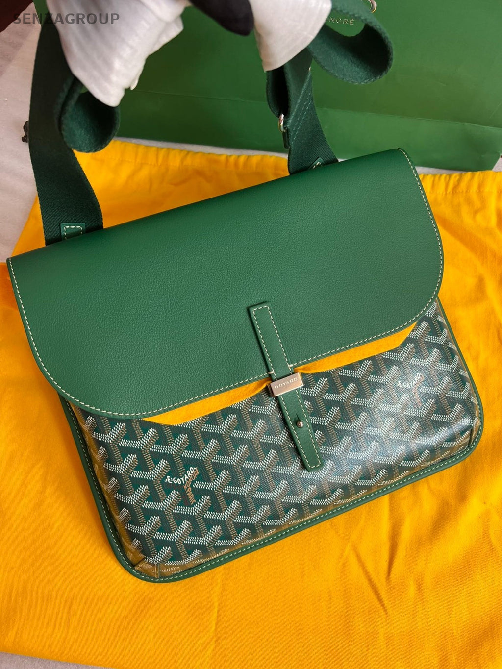 Goyard Monogram Pochette Metis Shoulder bag Green Brand NEW