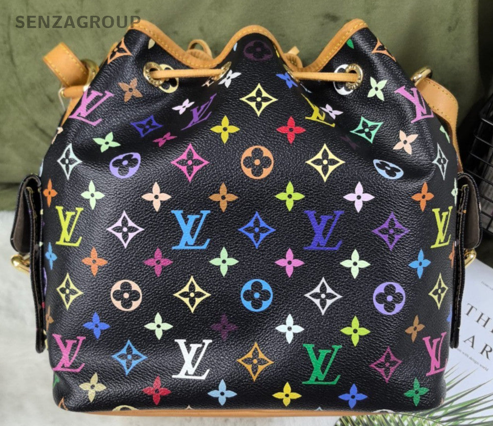 Louis Vuitton Noe MM Drawstring Bucket Colorful Shoulder bag Women