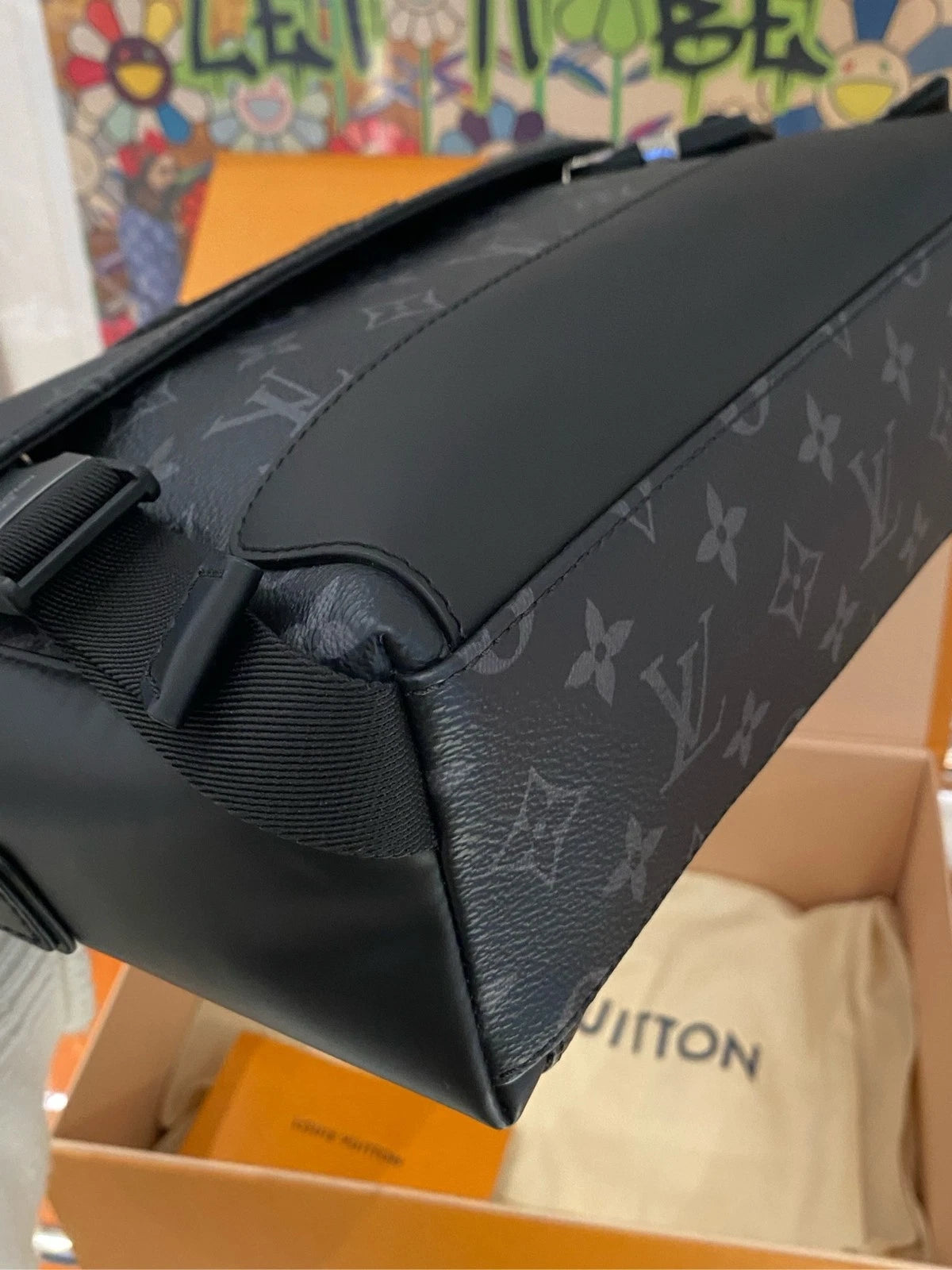 Louis Vuitton Voyager Small Black Crossbody Shoulder Bag Women