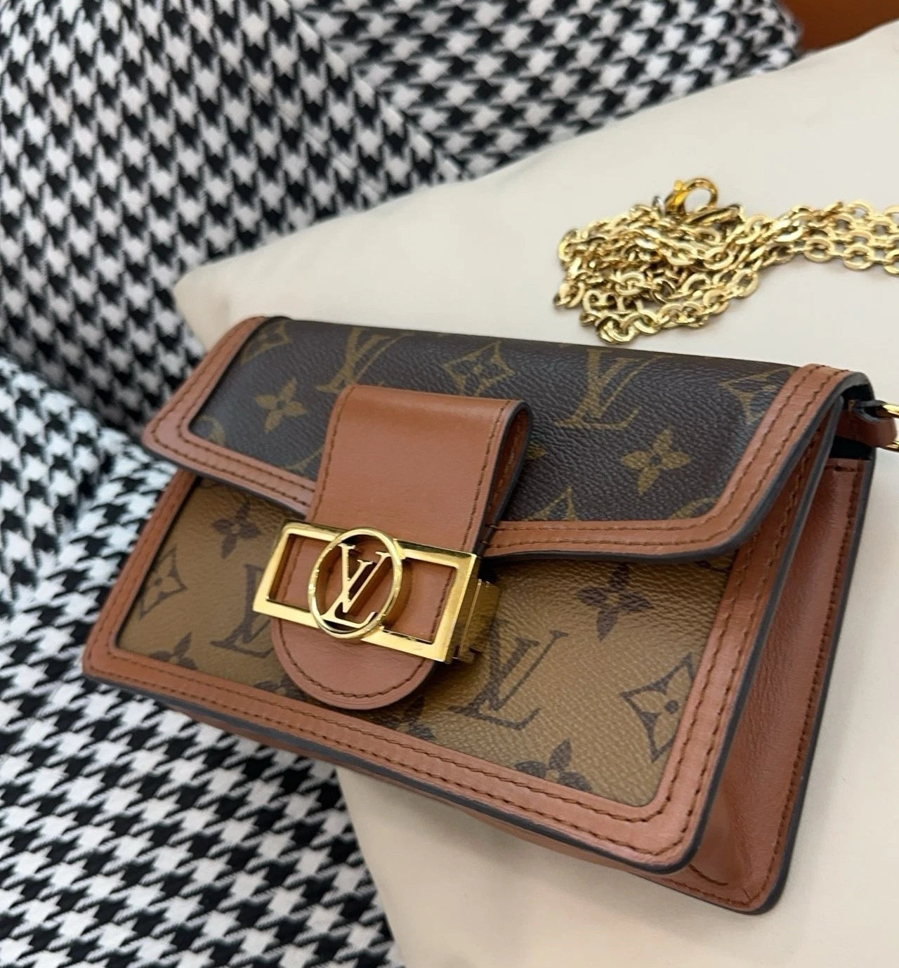 Louis Vuitton Canvas Daphne WOC Crossbody Bag For Women