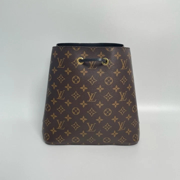 Authentic Louis Vuitton Monogram Canvas Brown Bucket Bag Women