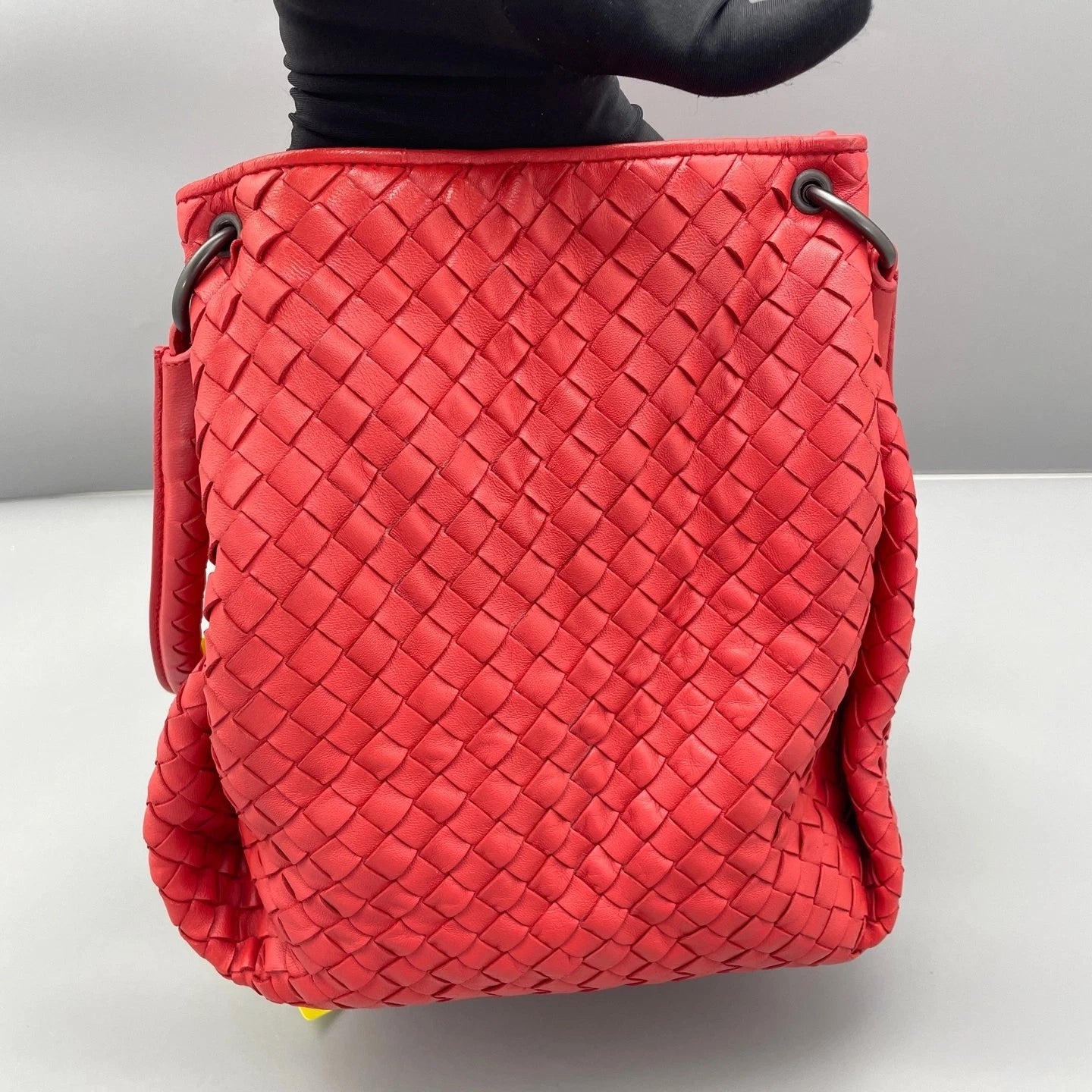 Bottega Veneta Woven Red Tote Hobo Bag For Women