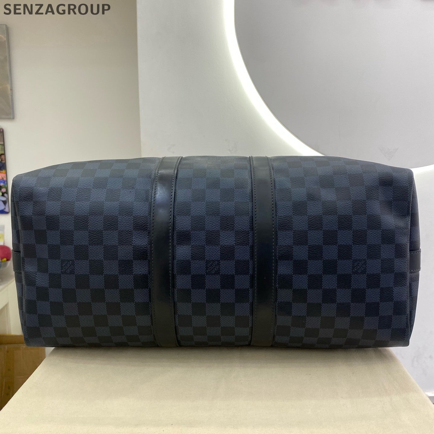 Louis Vuitton Keepall 45 Damier Graphite Travel Bag Unisex Carryall