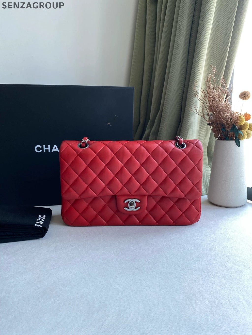 Chanel Medium Double Flap CF Shoulder Crossbody Bag For Women