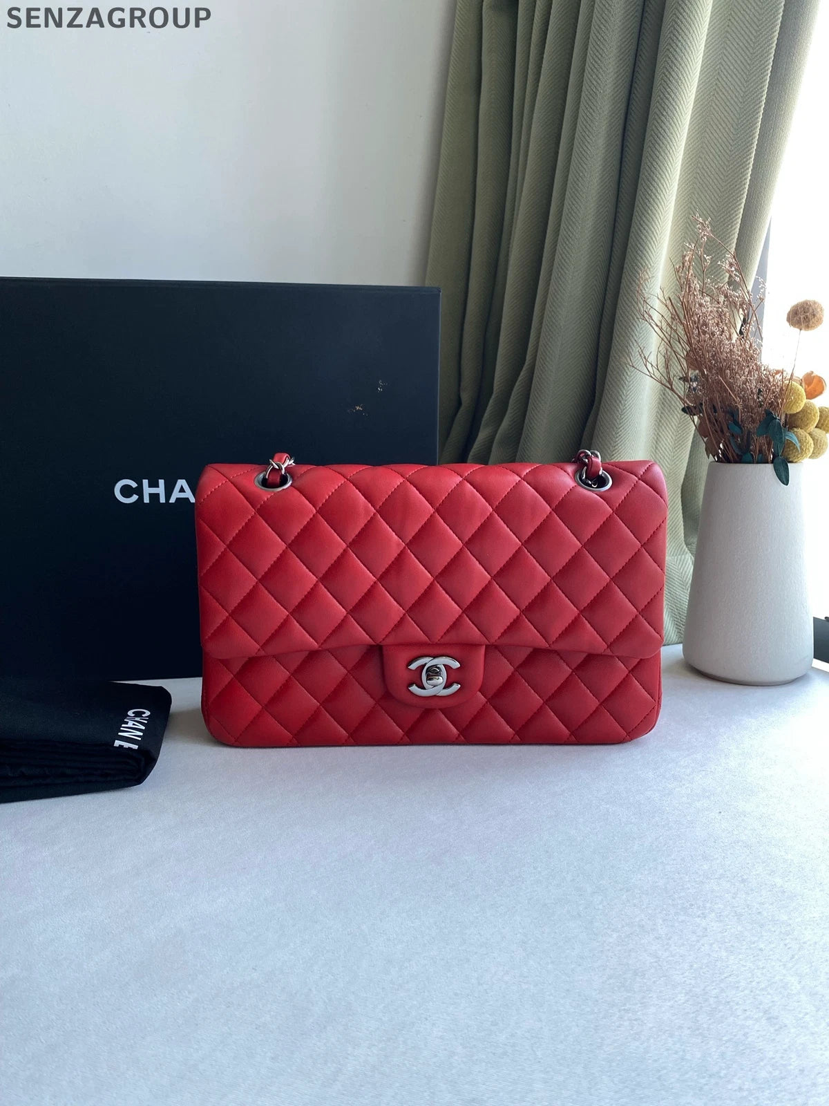 Chanel Medium Double Flap CF Shoulder Crossbody Bag For Women