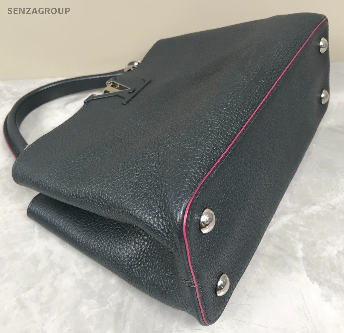 Louis Vuitton Capucines cap Top Handle 2WAY Shoulder bag Leather