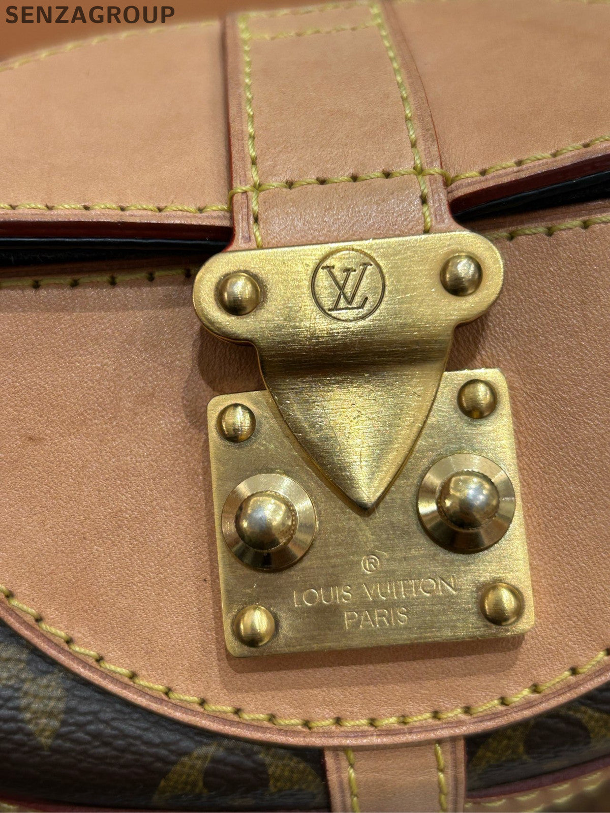 Louis Vuitton Monogram French Fries Bag Brown Handbag Crossbody Women