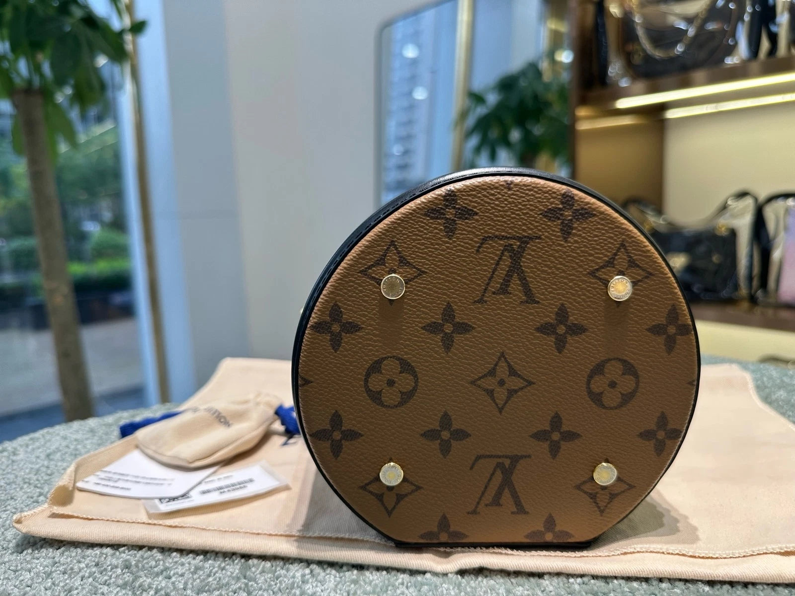 Pre-owned Louis Vuitton Canvas Bucket Bag For Women