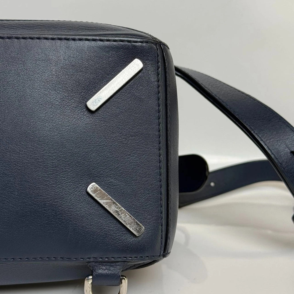 SJ0001 Loewe Medium Puzzle Bag in Navy Blue Calfskin