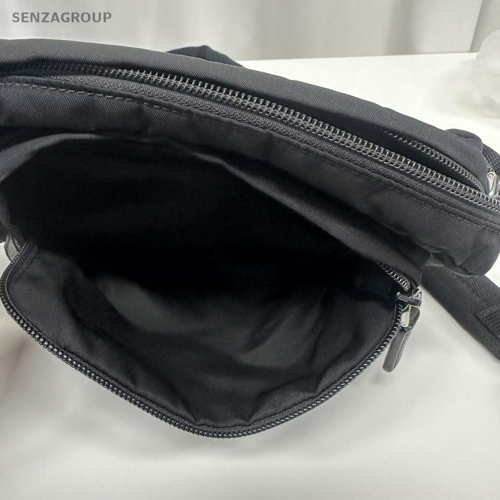 PRADA Nylon Black Silver Camera bag